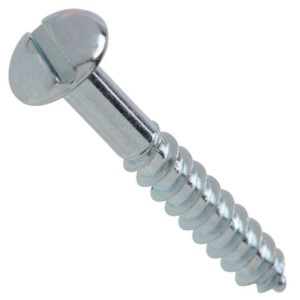 8-15 X 5/8 SLOT ROUND W/S STEEL ZINC I